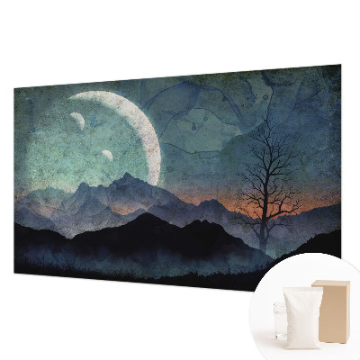 Flis fototapeta z motivom nočne pokrajine