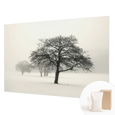 Flis fototapeta za otroško sobo z motivom zimskih dreves