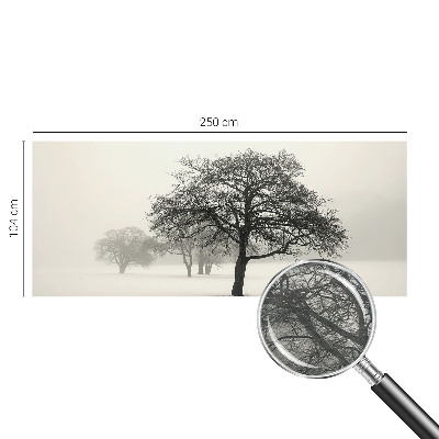 Flis fototapeta za otroško sobo z motivom zimskih dreves