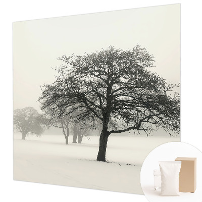 Flis fototapeta za otroško sobo z motivom zimskih dreves