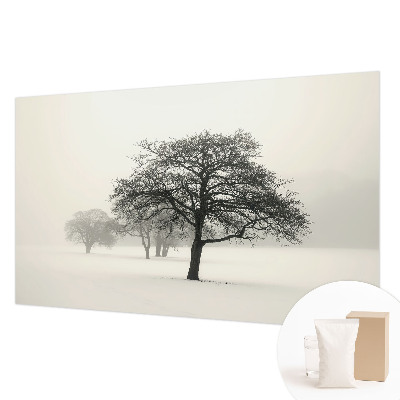 Flis fototapeta za otroško sobo z motivom zimskih dreves