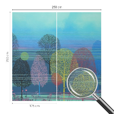 Visokokakovostna fototapeta z barvitim motivom v harmoničnih odtenkih