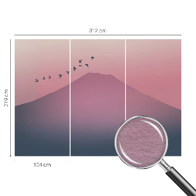 Moderna fototapeta Gorski zahod