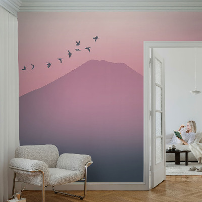 Moderna fototapeta Gorski zahod