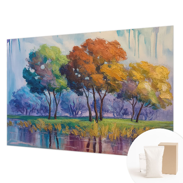 Netkana fototapeta Abstrakcija drevesa