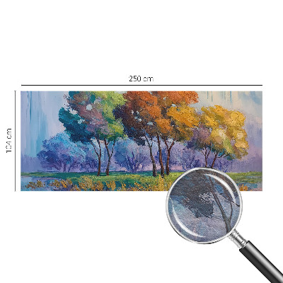 Netkana fototapeta z motivom abstraktnega drevesa
