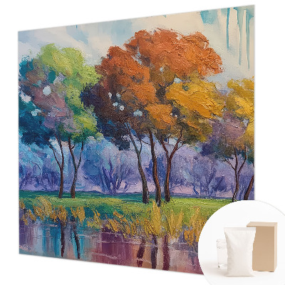 Netkana fototapeta Abstrakcija drevesa