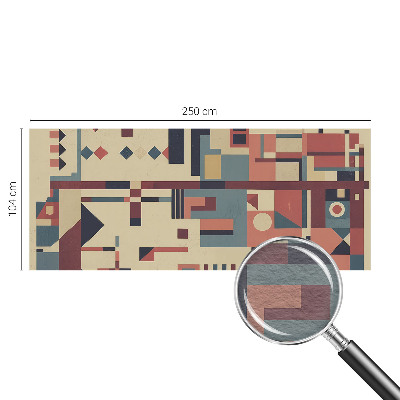 Flis fototapeta z abstraktno kompozicijo