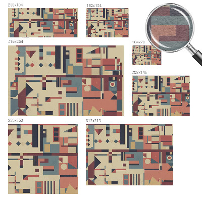 Flis fototapeta Abstraktna kompozicija