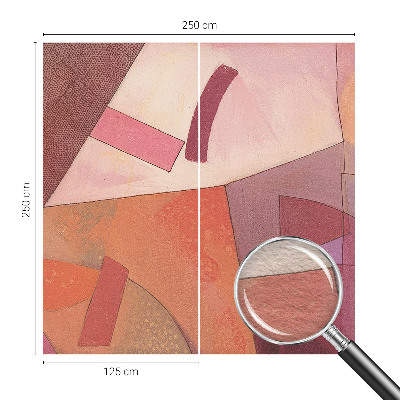 Tiskana fototapeta flis Barvite oblike