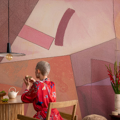 Tiskana fototapeta flis Barvite oblike