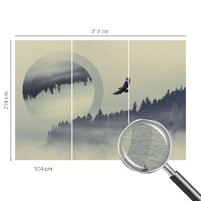 Stenska fototapeta flis Gozdna pokrajina