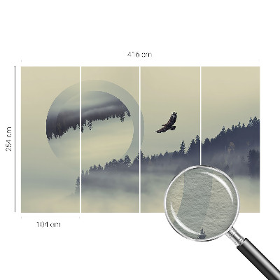 Stenska fototapeta flis Gozdna pokrajina