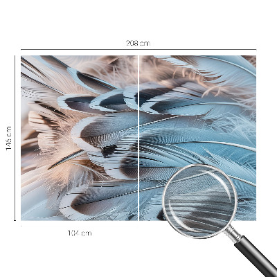 Fototapeta po meri Modro perje