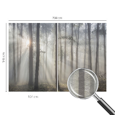 Visokokakovostna fototapeta Eterični gozd