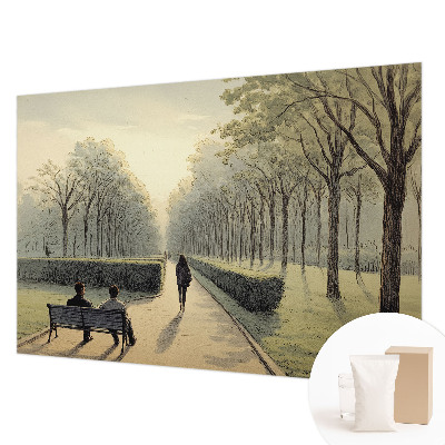 Dekorativna fototapeta z motivom mirnega parka