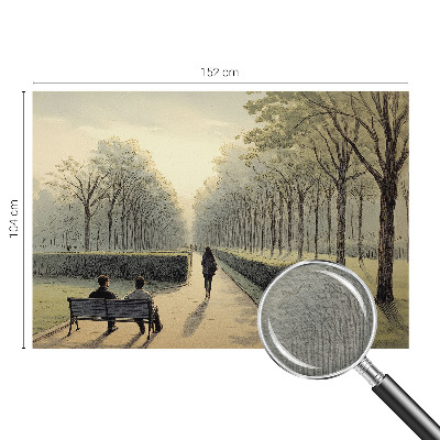 Dekorativna fototapeta z motivom mirnega parka