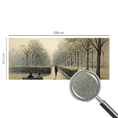 Dekorativna fototapeta z motivom mirnega parka