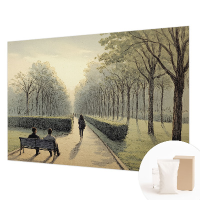 Dekorativna fototapeta z motivom mirnega parka
