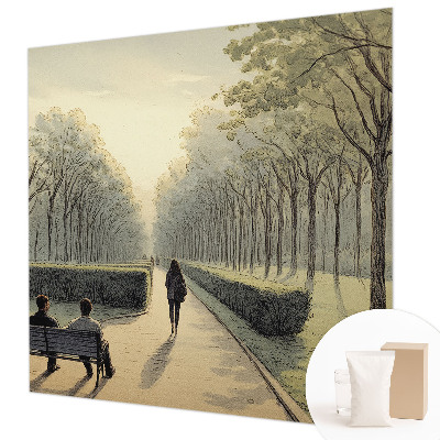 Dekorativna fototapeta z motivom mirnega parka