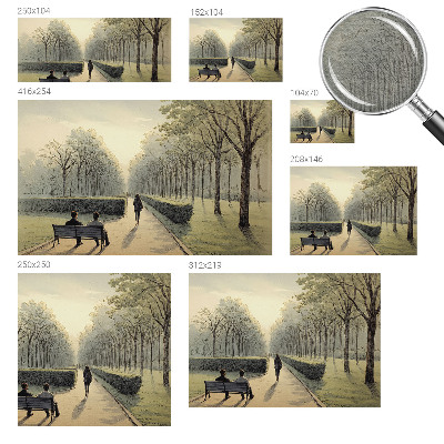 Dekorativna fototapeta Mir v parku