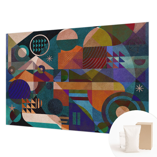Flis fototapeta z motivom geometrijske umetnosti