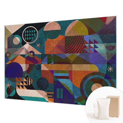 Flis fototapeta z motivom geometrijske umetnosti