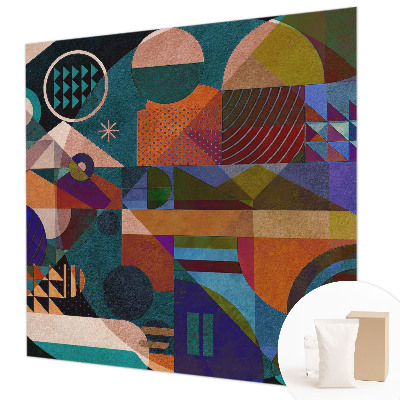 Flis fototapeta z motivom geometrijske umetnosti