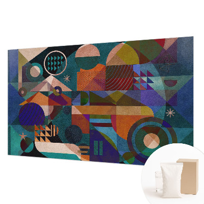 Flis fototapeta z motivom geometrijske umetnosti