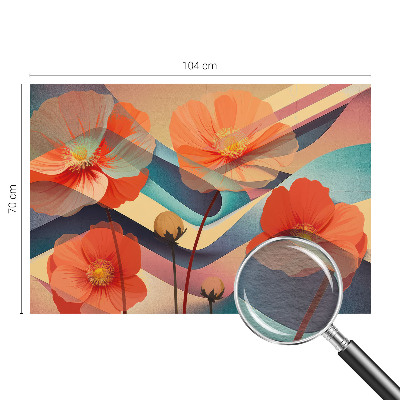 Netkana fototapeta Rože čutov