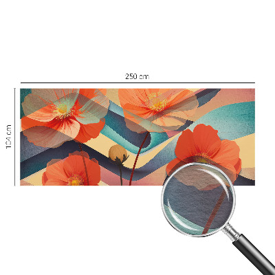 Netkana fototapeta Rože čutov