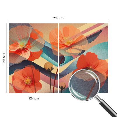 Netkana fototapeta Rože čutov