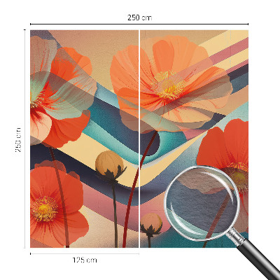 Netkana fototapeta Rože čutov