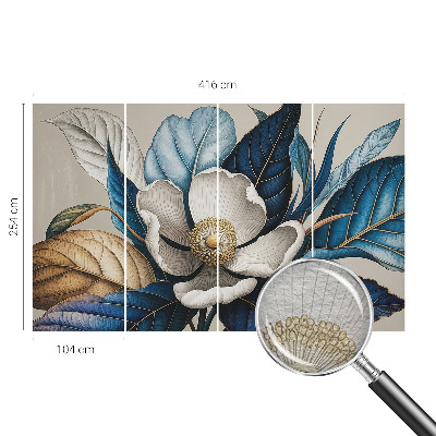 Tiskana fototapeta flis z motivom elegantne flore