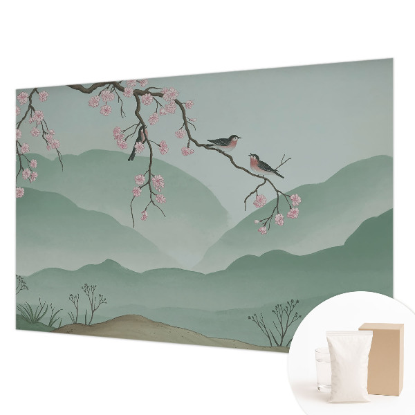 Stenska fototapeta flis z motivom Japonske serenade
