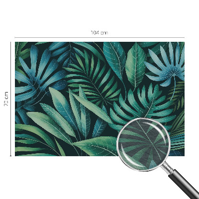 Fototapeta za dnevno sobo Tropski listi