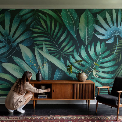 Fototapeta za dnevno sobo Tropski listi