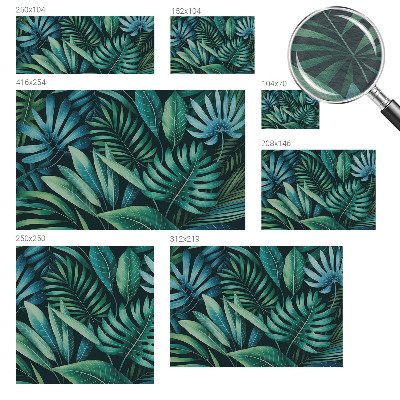 Fototapeta za dnevno sobo Tropski listi