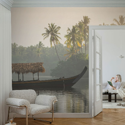 Stenska fototapeta flis s tropskim motivom