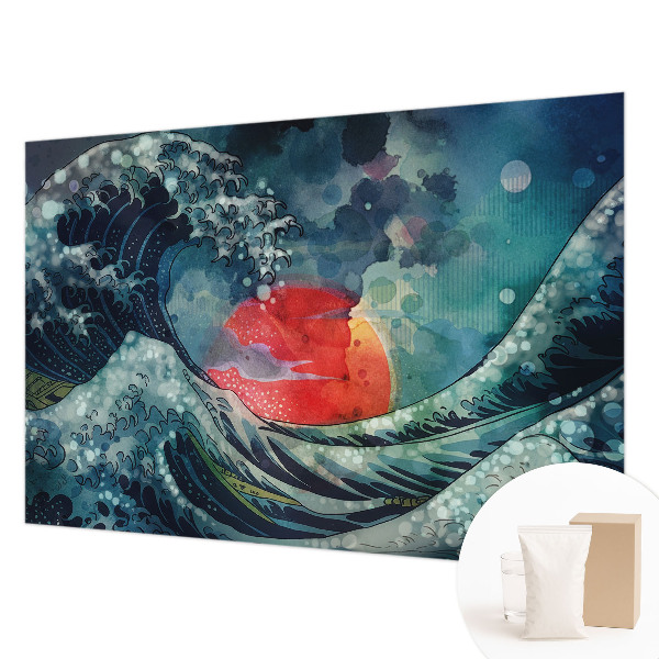 Fototapeta za spalnico z motivom oceanskega vzhoda