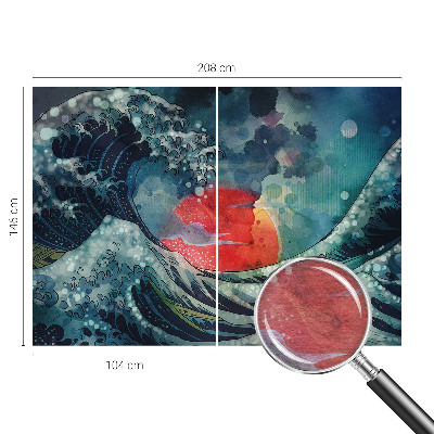 Fototapeta za spalnico z motivom oceanskega vzhoda