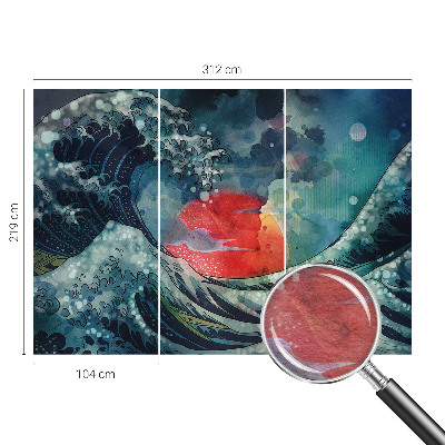 Fototapeta za spalnico z motivom oceanskega vzhoda