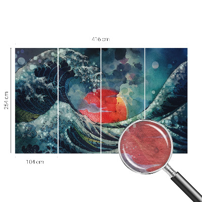 Fototapeta za spalnico z motivom oceanskega vzhoda