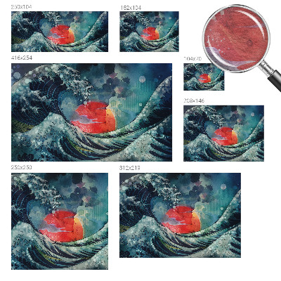 Fototapeta za spalnico z motivom oceanskega vzhoda