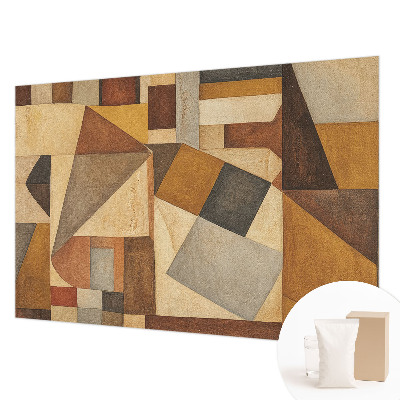 Moderna fototapeta z geometrijskim abstraktnim motivom