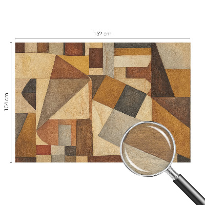 Moderna fototapeta z geometrijskim abstraktnim motivom