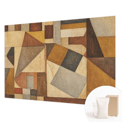 Moderna fototapeta z geometrijskim abstraktnim motivom