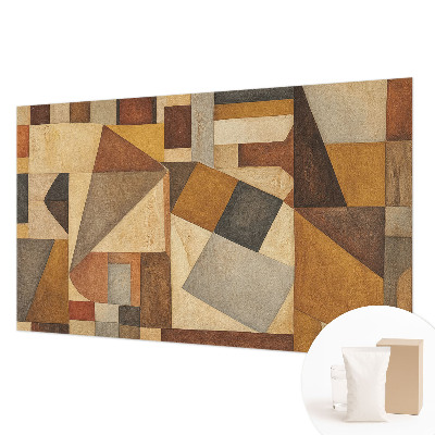 Moderna fototapeta z geometrijskim abstraktnim motivom