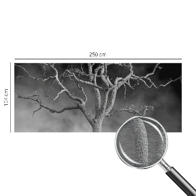 Flis fototapeta za otroško sobo z motivom meglenega drevesa
