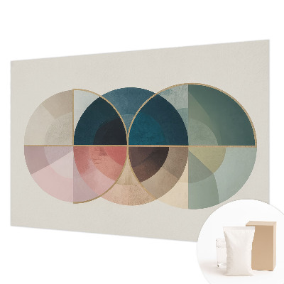 Fototapeta s tiskom z geometričnim motivom
